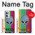 W3437 Extraterrestre Aucun signal Etui Coque Housse et Flip Housse Cuir pour OnePlus Nord CE 2 5G