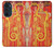 W3352 Gustav Klimt Médecine Etui Coque Housse et Flip Housse Cuir pour Motorola Edge 30 Pro