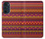 W3404 Aztèques Motif Etui Coque Housse et Flip Housse Cuir pour Motorola Edge 30 Pro