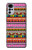 W2292 Motif tribal aztèque Etui Coque Housse et Flip Housse Cuir pour Motorola Moto G22