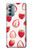 W3481 fraise Etui Coque Housse et Flip Housse Cuir pour Motorola Moto G Stylus 5G (2022)