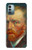 W3335 Vincent Van Gogh Autoportrait Etui Coque Housse et Flip Housse Cuir pour Nokia G11, G21