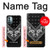 W3363 Motif Bandana Noir Etui Coque Housse et Flip Housse Cuir pour Nokia G11, G21