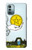 W3722 Carte de tarot Pièces de l'As des Pentacles Etui Coque Housse et Flip Housse Cuir pour Nokia G11, G21
