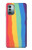 W3799 Arc-en-ciel aquarelle vertical mignon Etui Coque Housse et Flip Housse Cuir pour Nokia G11, G21