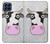 W3257 Vache Dessin animé Etui Coque Housse et Flip Housse Cuir pour Samsung Galaxy M53