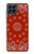 W3355 Motif Bandana Rouge Etui Coque Housse et Flip Housse Cuir pour Samsung Galaxy M53