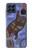 W3387 Platypus Art aborigène d'Australie Etui Coque Housse et Flip Housse Cuir pour Samsung Galaxy M53