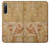 W3398 Egypte Stela Montouhotep Etui Coque Housse et Flip Housse Cuir pour Sony Xperia 10 IV