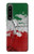 W3318 Italie Drapeau graphique Football Millésime Etui Coque Housse et Flip Housse Cuir pour Sony Xperia 1 IV