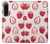 W3481 fraise Etui Coque Housse et Flip Housse Cuir pour Sony Xperia 1 IV