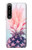 W3711 Ananas rose Etui Coque Housse et Flip Housse Cuir pour Sony Xperia 1 IV