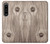 W3822 Graphique de la texture du bois imprimé Etui Coque Housse et Flip Housse Cuir pour Sony Xperia 1 IV