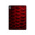 W2879 Rouge Arowana écailles de poisson Tablet Etui Coque Housse pour iPad Air (2022, 2020), Air 11 (2024), Pro 11 (2022)