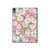 W3688 Motif d'art floral floral Tablet Etui Coque Housse pour iPad Air (2022, 2020), Air 11 (2024), Pro 11 (2022)