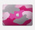W2525 Rose Camo camouflage Etui Coque Housse pour MacBook Air 13″ (2022,2024) - A2681, A3113