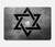 W3107 Judaïsme étoile de David Symbole Etui Coque Housse pour MacBook Air 13″ (2022,2024) - A2681, A3113