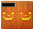 W3828 Citrouille d'Halloween Etui Coque Housse et Flip Housse Cuir pour Google Pixel 6a