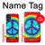 W1870 Tie Dye Paix Etui Coque Housse et Flip Housse Cuir pour Motorola Moto G (2022)