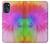 W2488 Tie Dye Couleur Etui Coque Housse et Flip Housse Cuir pour Motorola Moto G (2022)