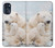 W3373 Famille d'ours polaire Etui Coque Housse et Flip Housse Cuir pour Motorola Moto G (2022)