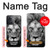 W3372 Lion Visage Etui Coque Housse et Flip Housse Cuir pour OnePlus 10R