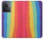 W3799 Arc-en-ciel aquarelle vertical mignon Etui Coque Housse et Flip Housse Cuir pour OnePlus 10R