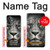 W1352 Lion Visage Etui Coque Housse et Flip Housse Cuir pour OnePlus Nord N20 5G