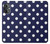 W3533 Bleu à pois Etui Coque Housse et Flip Housse Cuir pour OnePlus Nord N20 5G