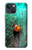 W3893 Poisson-clown Ocellaris Etui Coque Housse et Flip Housse Cuir pour iPhone 13 mini