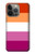 W3887 Drapeau de la fierté lesbienne Etui Coque Housse et Flip Housse Cuir pour iPhone 13 Pro Max