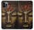 W3874 Symbole Ohm du visage de Bouddha Etui Coque Housse et Flip Housse Cuir pour iPhone 11 Pro Max