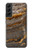 W3886 Rocher de marbre gris Etui Coque Housse et Flip Housse Cuir pour Samsung Galaxy S22 Plus
