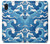 W3901 Vagues esthétiques de l'océan de tempête Etui Coque Housse et Flip Housse Cuir pour Samsung Galaxy A10e