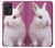 W3870 Mignon bébé lapin Etui Coque Housse et Flip Housse Cuir pour Samsung Galaxy A52s 5G