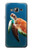 W3899 Tortue de mer Etui Coque Housse et Flip Housse Cuir pour Samsung Galaxy J3 (2016)