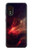 W3897 Espace nébuleuse rouge Etui Coque Housse et Flip Housse Cuir pour Samsung Galaxy Xcover 5