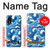 W3901 Vagues esthétiques de l'océan de tempête Etui Coque Housse et Flip Housse Cuir pour Samsung Galaxy Xcover 5