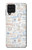 W3903 Timbres de voyage Etui Coque Housse et Flip Housse Cuir pour Samsung Galaxy M22