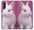 W3870 Mignon bébé lapin Etui Coque Housse et Flip Housse Cuir pour LG Velvet