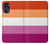 W3887 Drapeau de la fierté lesbienne Etui Coque Housse et Flip Housse Cuir pour Motorola Moto G (2022)