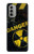 W3891 Risque nucléaire Danger Etui Coque Housse et Flip Housse Cuir pour Motorola Moto G51 5G
