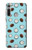 W3860 Motif à pois de noix de coco Etui Coque Housse et Flip Housse Cuir pour Motorola Moto G8