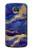W3906 Marbre violet bleu marine Etui Coque Housse et Flip Housse Cuir pour Motorola Moto Z2 Play, Z2 Force