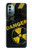 W3891 Risque nucléaire Danger Etui Coque Housse et Flip Housse Cuir pour Nokia G11, G21