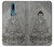 W3873 Dessin au trait Bouddha Etui Coque Housse et Flip Housse Cuir pour Nokia 2.4