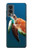 W3899 Tortue de mer Etui Coque Housse et Flip Housse Cuir pour OnePlus Nord 2 5G