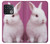 W3870 Mignon bébé lapin Etui Coque Housse et Flip Housse Cuir pour OnePlus 10 Pro