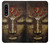 W3874 Symbole Ohm du visage de Bouddha Etui Coque Housse et Flip Housse Cuir pour Sony Xperia 1 IV