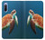 W3899 Tortue de mer Etui Coque Housse et Flip Housse Cuir pour Sony Xperia 10 III Lite
